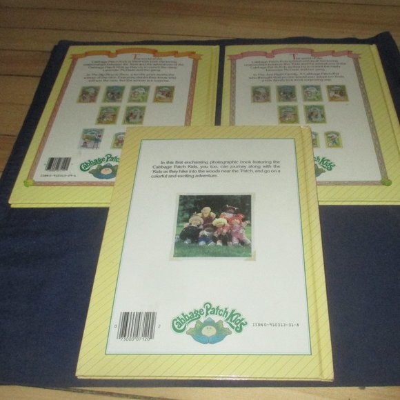 Vintage Lot of 3 Cabbage Patch Kids Adventures Hardcover Books (1984) - Picture 2 of 4